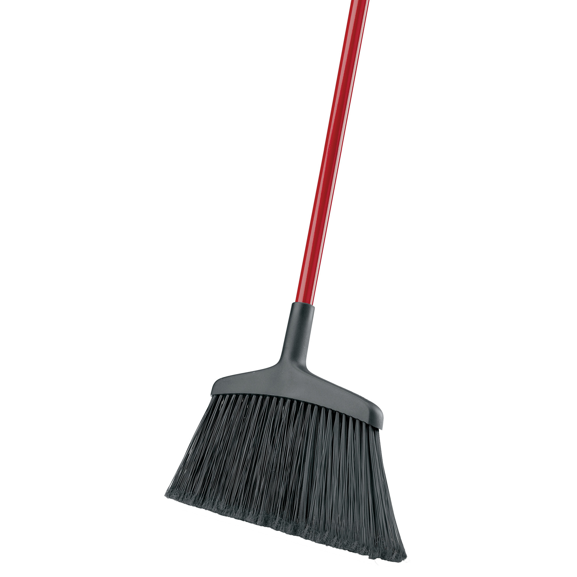 Libman 15in. Wide Angle, Multi-Purpose Broom with Handle, 6-Pack Case, 55in. Total Height, Model# 997